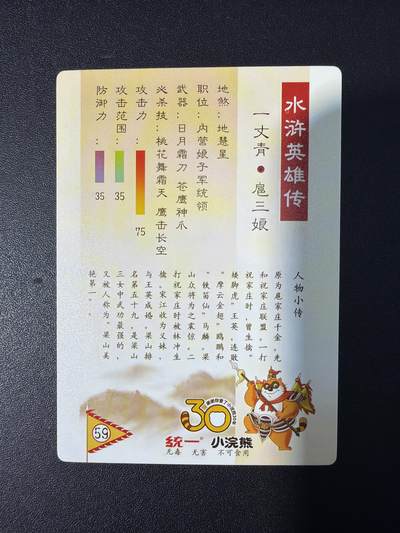 NO.31 好又多金牌大场，期期夯爆，每周必拍！要啥有啥，一站式配齐，方便凑单！（周6晚9点截拍，卖家送拍0抽成！） 龙耀水浒特卡 自制小浣熊30周年 扈三娘 粗闪