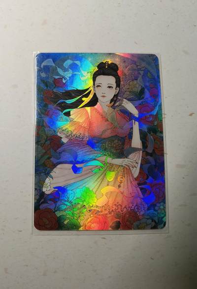 蜂潮卡牌  拍卖003期  0佣收拍（4月26日  21点  截拍） 小花瓣艺术文创  大乔  彩闪  限编：043/500