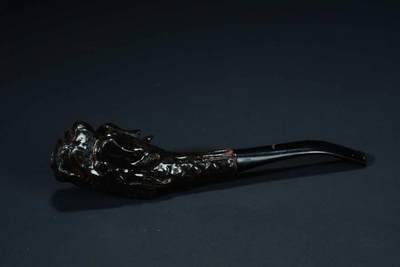 上海都达杂项专场103【全场包邮】  漆木龙头烟嘴70-111