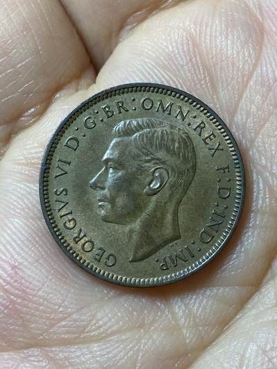 2026年第四十七场(总第二百一十六场）外国好品散币场(免佣金) 英国🇬🇧1944年1法新(乔治六世第一版)