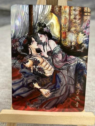 喜灰玩卡拍卖第八期，接拍品0佣金，欢迎送拍，释放现金流，让自己有资金可以购买更多喜欢的卡牌，让别的卡友能淘到更多心仪的卡牌 墨婉 梓墨老师绘 浪子燕青 光刻