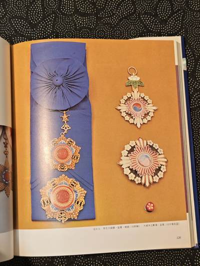 东亚欧洲主题杂货徽章勋章拍卖⑩ （五一大拍350+） 日本勋章全彩详细讲解书 厚重昂贵（下）