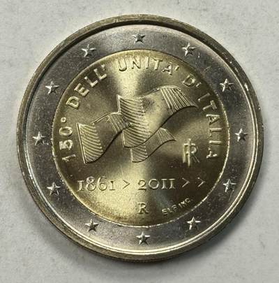 S&S Numismatic世界钱币-拍卖 第127期 意大利2011年 意大利统一150周年 2欧元双色纪念币