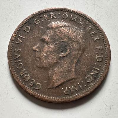 🌹外币初藏🌹🐯2026年第45场   每周二四六晚8️⃣点  世界硬币 澳大利亚1943年半便士