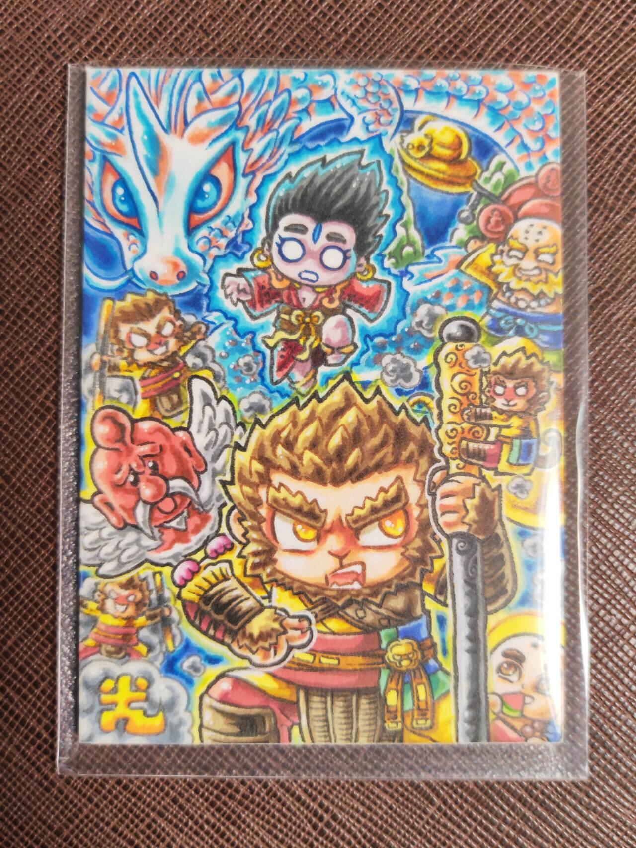 第113期阳大大卡牌拍卖第113期（持续收拍品，周五晚上九点截拍，进群福利早知道） 【手绘卡】顶流画师 光 齐天大圣 绝色手绘卡1/1