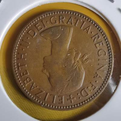 沼泽如烟--第1064场 英国1959年半便士