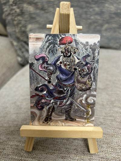 喜灰玩卡拍卖第八期，接拍品0佣金，欢迎送拍，释放现金流，让自己有资金可以购买更多喜欢的卡牌，让别的卡友能淘到更多心仪的卡牌 卡德曼 西游记 贾志鹏老师绘 玉兔精 黑风怪 一组两张 折光粗闪