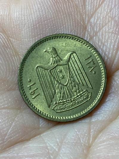 2026年第四十七场(总第二百一十六场）外国好品散币场(免佣金) 少见–叙利亚🇸🇾1960单年份2.5皮阿斯特(阿拉伯联合共和国时期)