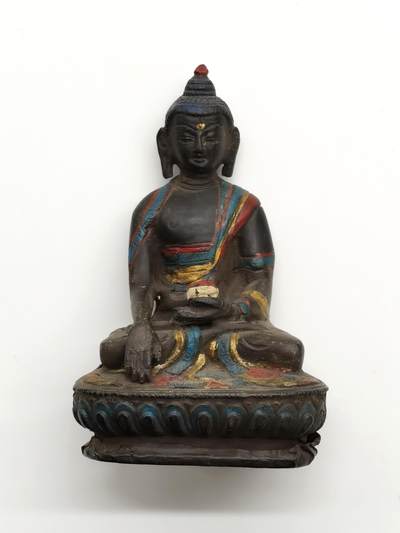 博洋堂“生趣盎然”4月精品专场暨第169期（全场包邮） 19世纪尼泊尔佛像，15*9cm，747g