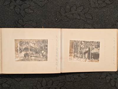 东亚欧洲主题杂货徽章勋章拍卖⑩ （五一大拍350+） 日本战时冲绳地区相册 上 55张左右（此处出价）