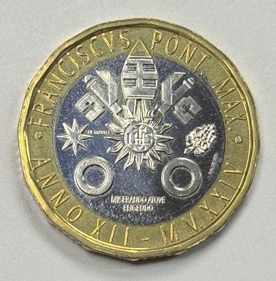 S&S Numismatic世界钱币-拍卖 第127期 梵蒂冈2024年 意大利文艺复兴先驱诗人弗朗切斯科·彼特拉克逝世650周年 5欧元双色纪念币