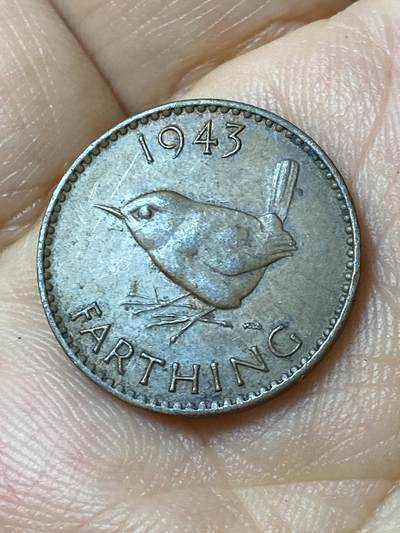 2026年第四十七场(总第二百一十六场）外国好品散币场(免佣金) 英国🇬🇧1943年1法新(乔治六世第一版)