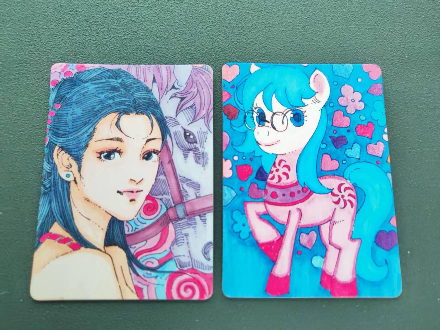 第113期阳大大卡牌拍卖第113期（持续收拍品，周五晚上九点截拍，进群福利早知道） 小花瓣艺术文创 宝马香车雕满路+小马瓣瓣