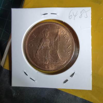 沼泽如烟--第1064场 英国1967年1便士