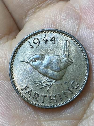 2026年第四十七场(总第二百一十六场）外国好品散币场(免佣金) 英国🇬🇧1944年1法新(乔治六世第一版)