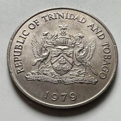 🌹外币初藏🌹🐯2026年第45场   每周二四六晚8️⃣点  世界硬币 特立尼达和多巴哥1979年¥1 FAO纪念币