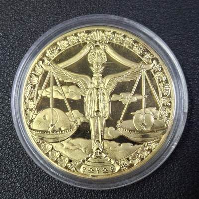 西秦中古拍卖第八十五期  天平座十二星座纪念章