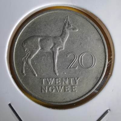 沼泽如烟--第1064场 赞比亚1972年20恩韦