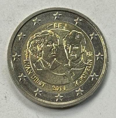 S&S Numismatic世界钱币-拍卖 第127期 比利时2011年 国际妇女节百年 2欧元双色纪念币
