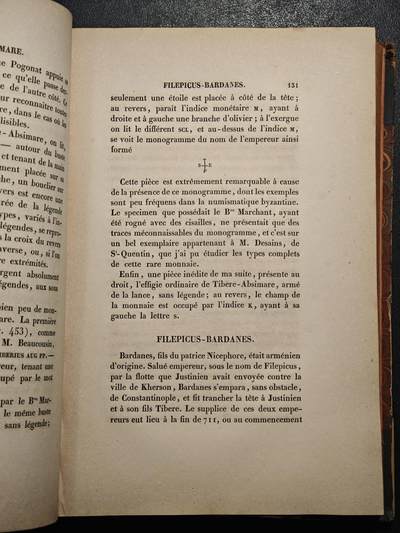 【德藏】世界币章拍卖第171期（拍品征集中~欢迎藏友联系） 1856年 拜占庭钱币序列分类论 硬壳精装 封面开裂 品相如图 全书约488页