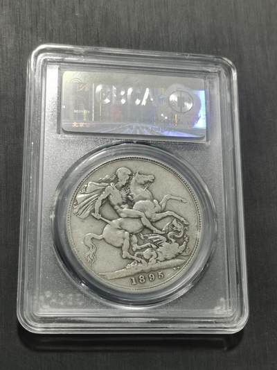 天下钱庄专场欢迎参拍 英国维多利亚披纱马剑银币