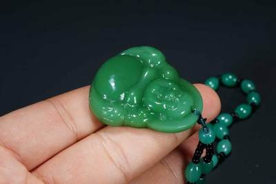 上海都达杂项专场103【全场包邮】  琉璃佛公挂件71-284