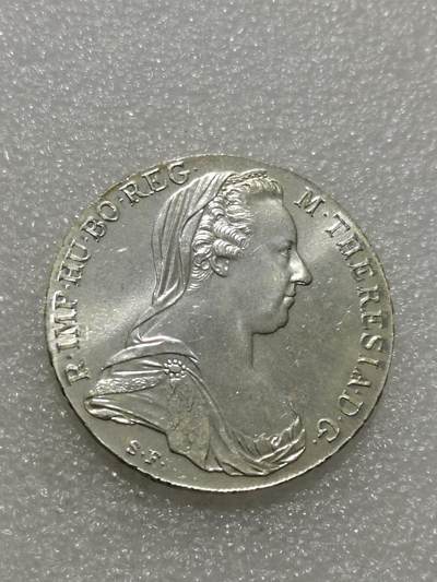 天下钱庄专场欢迎参拍 奥匈帝国大奶妈银币，官方后铸