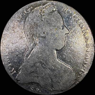 【雨安】【直播拍卖】【裸币套币-001期】 2026-04-24 周五 19:30 (金价1034, 银价18.00) [裸币各国] Austria 奥地利 1泰勒 大奶妈 老版