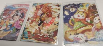 秋原瞳的小店第四十二期——踏青旅途的日子，来一场说走就走的旅行吧 - 卡游抽卡机活动卡一组3张