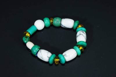 上海都达杂项专场103【全场包邮】  绿松石手串71-297