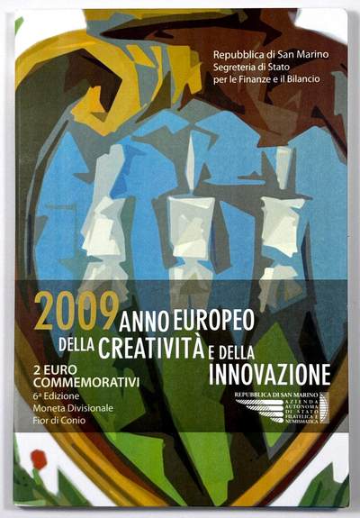 【雨安】【直播拍卖】【裸币套币-001期】 2026-04-24 周五 19:30 (金价1034, 银价18.00) [现代装帧] San Marino 欧元 圣马力诺 2欧元 2009年 发明