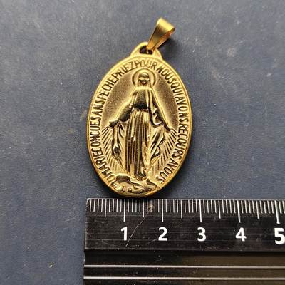 【全场包邮】纯粹捡漏拍522场 【纪念章】法国圣母祷告纪念章