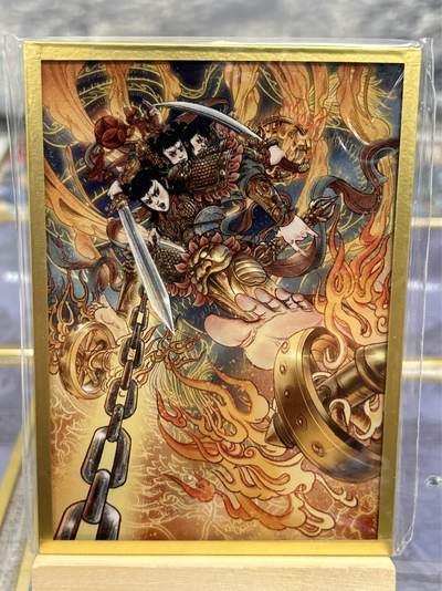 喜灰玩卡拍卖第八期，接拍品0佣金，欢迎送拍，释放现金流，让自己有资金可以购买更多喜欢的卡牌，让别的卡友能淘到更多心仪的卡牌 集画家 多吉老师绘 色纸31张 亚克力镜面工艺  8cmX11cm