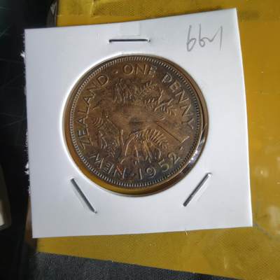 沼泽如烟--第1066场 新西兰1952年1便士