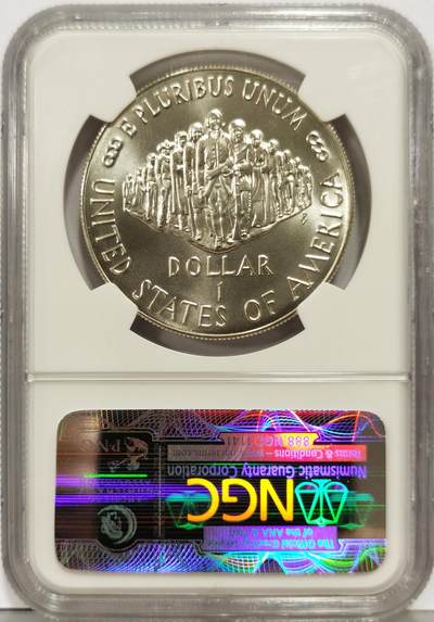博洋堂“生趣盎然”4月精品专场暨第169期（全场包邮） NGC MS69 美国1987年宪法纪念银币