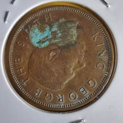 沼泽如烟--第1066场 新西兰1952年1便士