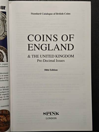 【德藏】世界币章拍卖第171期（拍品征集中~欢迎藏友联系） 7新 英国钱币标准目录 硬壳精装 全彩铜板纸印刷 全书约608页