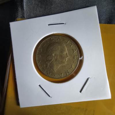 沼泽如烟--第1066场 意大利1992年200里拉纪念币