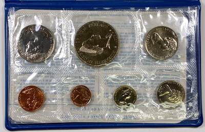 【雨安】【直播拍卖】【裸币套币-001期】 2026-04-24 周五 19:30 (金价1034, 银价18.00) [现代套币] New Zeeland 新西兰 套币 1979年