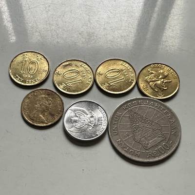 🌹外币初藏🌹🐯2026年第46场   每周二四六晚8️⃣点  世界硬币 苏联泰国纪念币 散币7枚