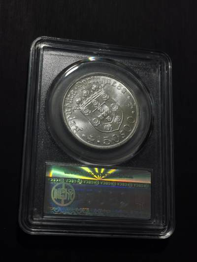 天下钱庄专场欢迎参拍 葡萄牙50埃斯库多银币