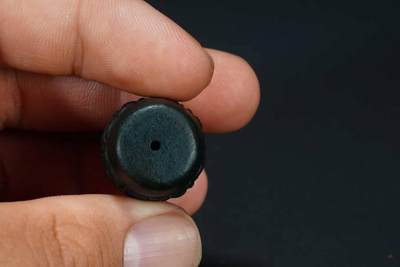 上海都达杂项专场103【全场包邮】  和田玉青玉回纹桶珠71-243