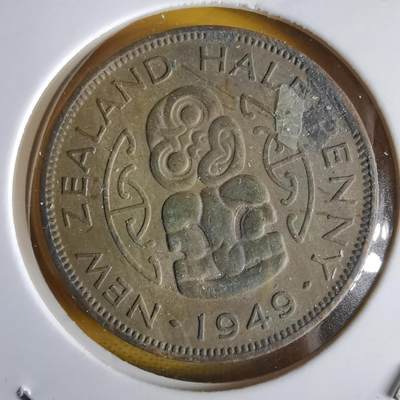 沼泽如烟--第1066场 新西兰1949年半便士