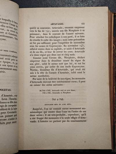 【德藏】世界币章拍卖第171期（拍品征集中~欢迎藏友联系） 1856年 拜占庭钱币序列分类论 硬壳精装 封面开裂 品相如图 全书约488页