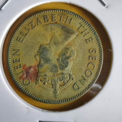 沼泽如烟--第1066场 牙买加1959年1便士