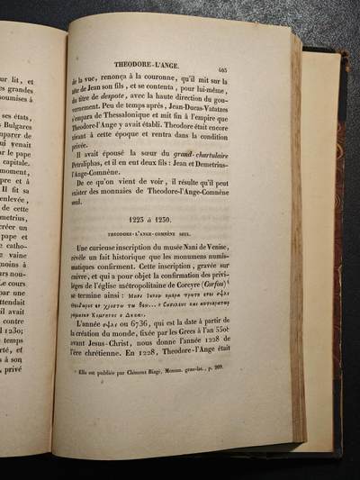 【德藏】世界币章拍卖第171期（拍品征集中~欢迎藏友联系） 1856年 拜占庭钱币序列分类论 硬壳精装 封面开裂 品相如图 全书约488页