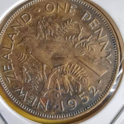 沼泽如烟--第1066场 新西兰1952年1便士