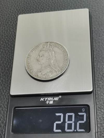 天下钱庄专场欢迎参拍 英国维多利亚马剑银币