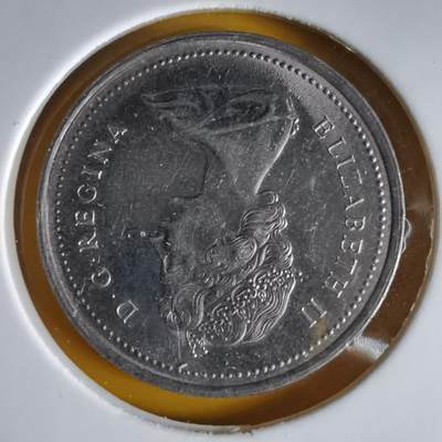 沼泽如烟--第1066场 加拿大1973年25分纪念币