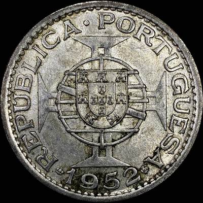 【雨安】【直播拍卖】【裸币套币-001期】 2026-04-24 周五 19:30 (金价1034, 银价18.00) [中国澳门] 澳门 5元 1952年 KM#5 [15克,  0.720银]